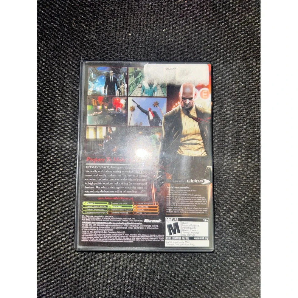 Hitman Blood Money Xbox Live CIB